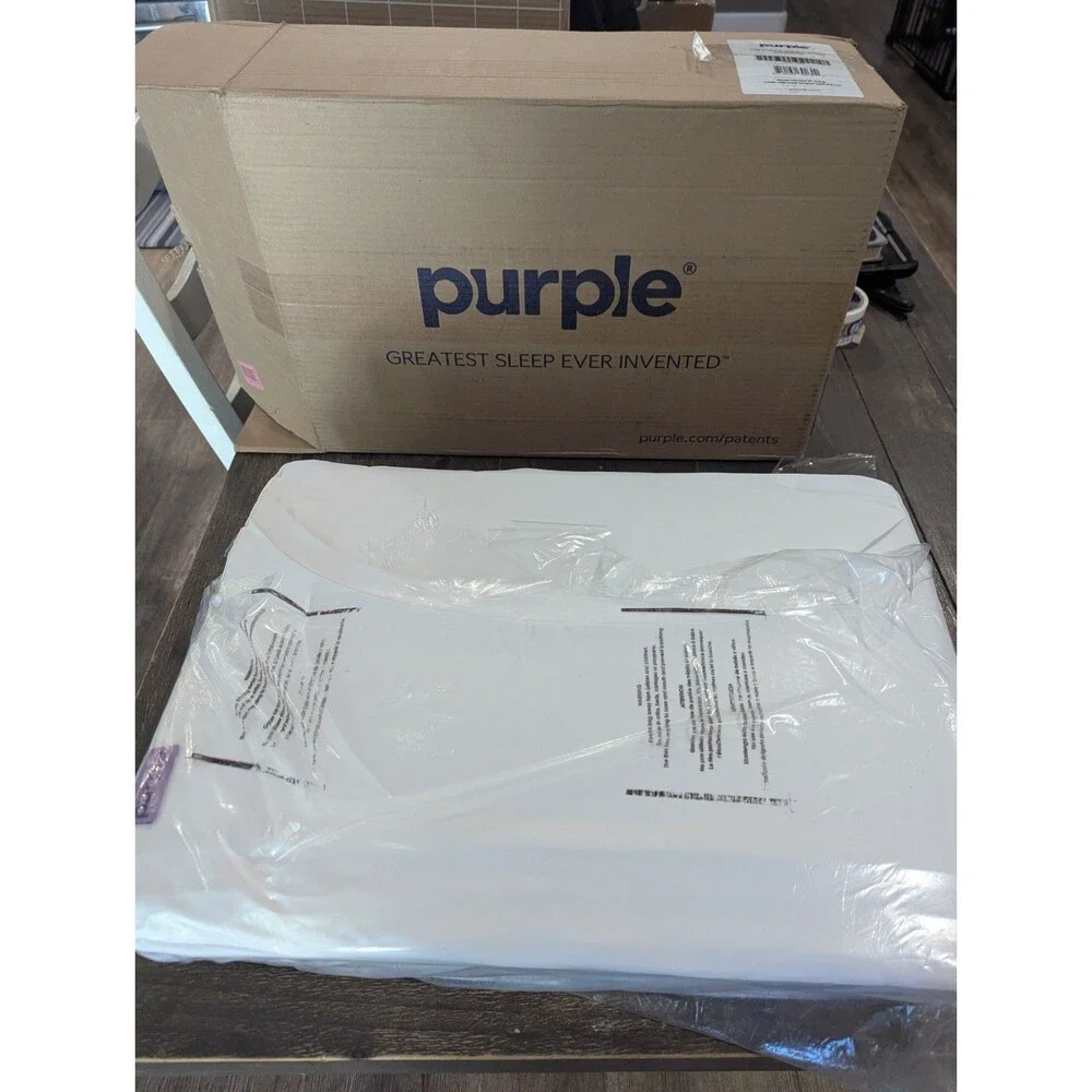 Purple Dreamlayer Pillow - Standard Size - Cooling Memory Foam Alternative Neck